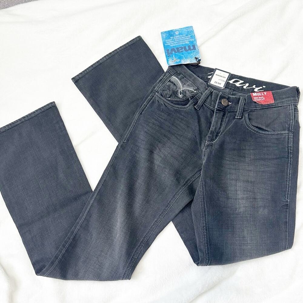Mavi Molly mid rise bootcut jeans medium denim NWT size 24/32 new